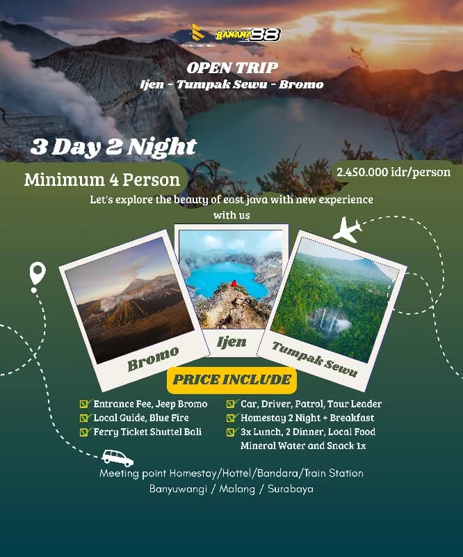 3D2N Open Trip